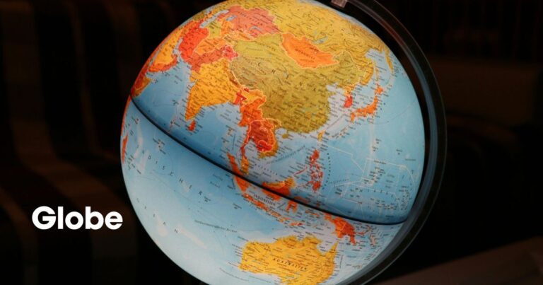 ग्लोब - अक्षांश और देशांतर